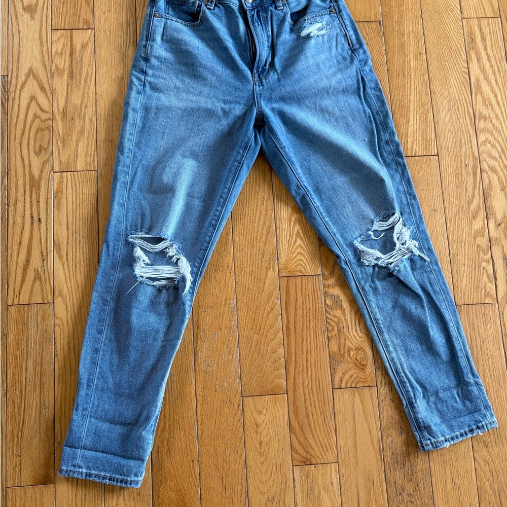 American Eagle Outfitters Blue Mom Jeans